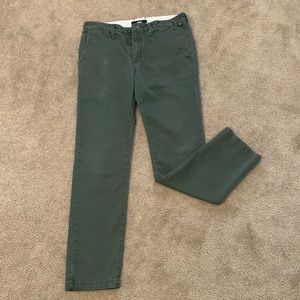 Mens vans green pants